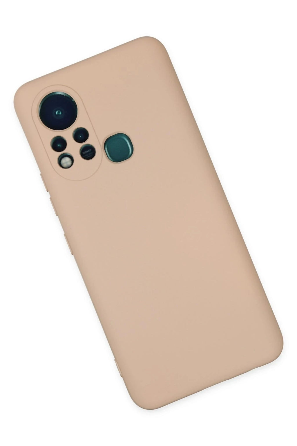 Mey İthalat® İnfinix Hot 11s Kılıf Nano içi Kadife Silikon - Pudra