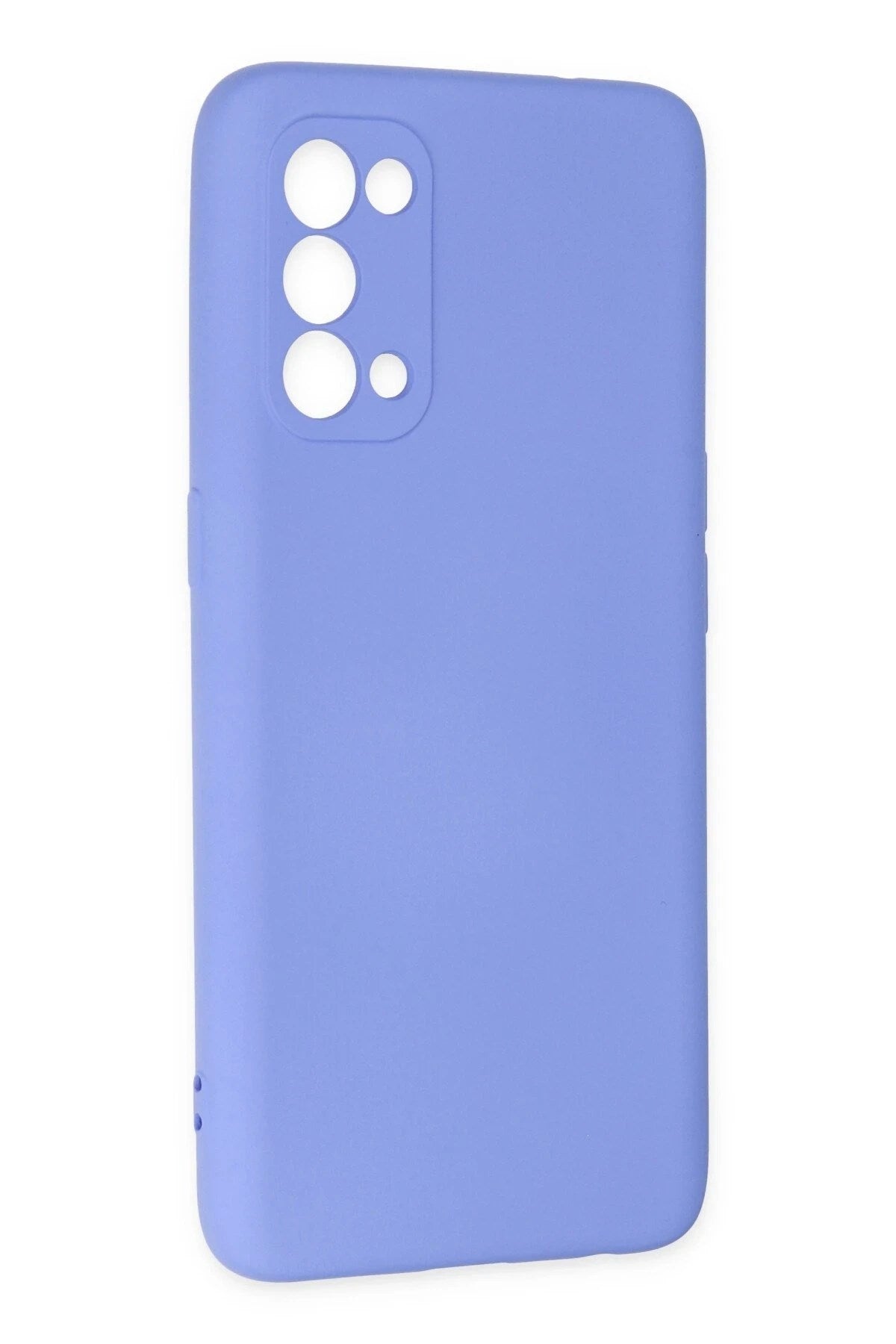 Mey İthalat® Reno 5 Kılıf Nano içi Kadife Silikon - Lila