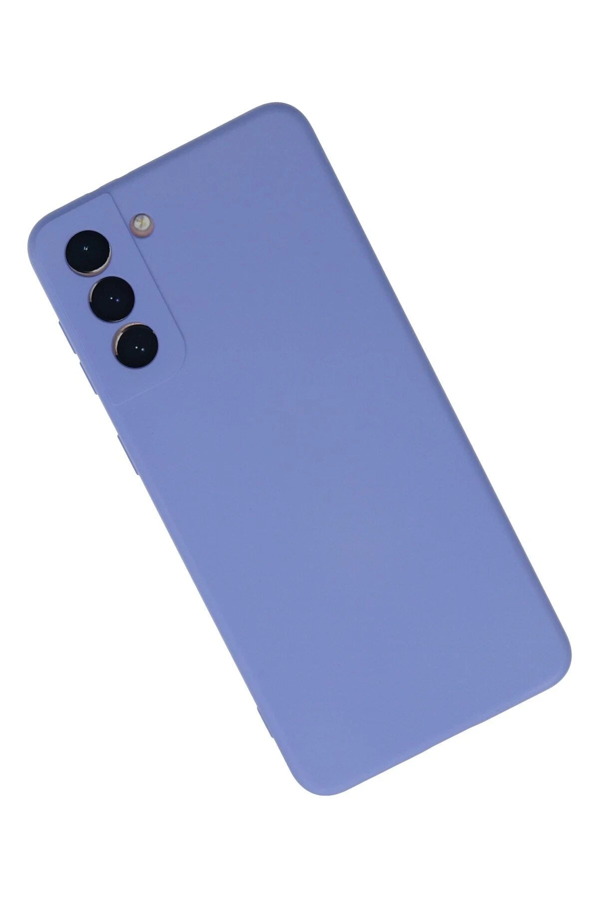 Mey İthalat® Samsung Galaxy S21 Plus Kılıf Nano içi Kadife Silikon - Lila