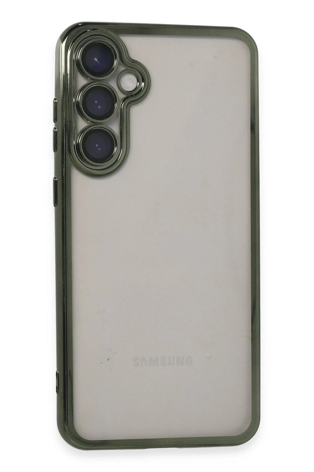 Mey İthalat® Samsung Galaxy S23 FE Kılıf Lensli Silikon - Yeşil