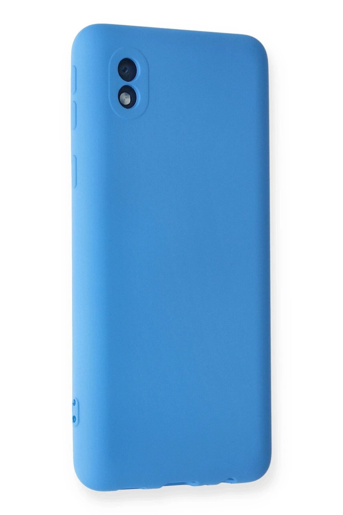 Mey İthalat® Samsung Galaxy A01 Core Kılıf Nano içi Kadife Silikon - Mavi
