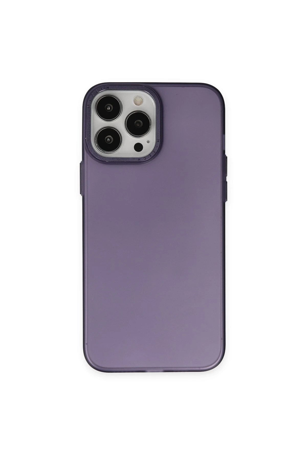 Mey İthalat® iPhone 14 Pro Kılıf Modos Metal Kapak - Derin Mor