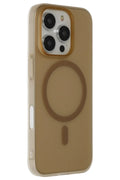 Mey İthalat® iPhone 16 Pro Max Tuna PC Slim Magsafe Kapak - Çöl Titanyum