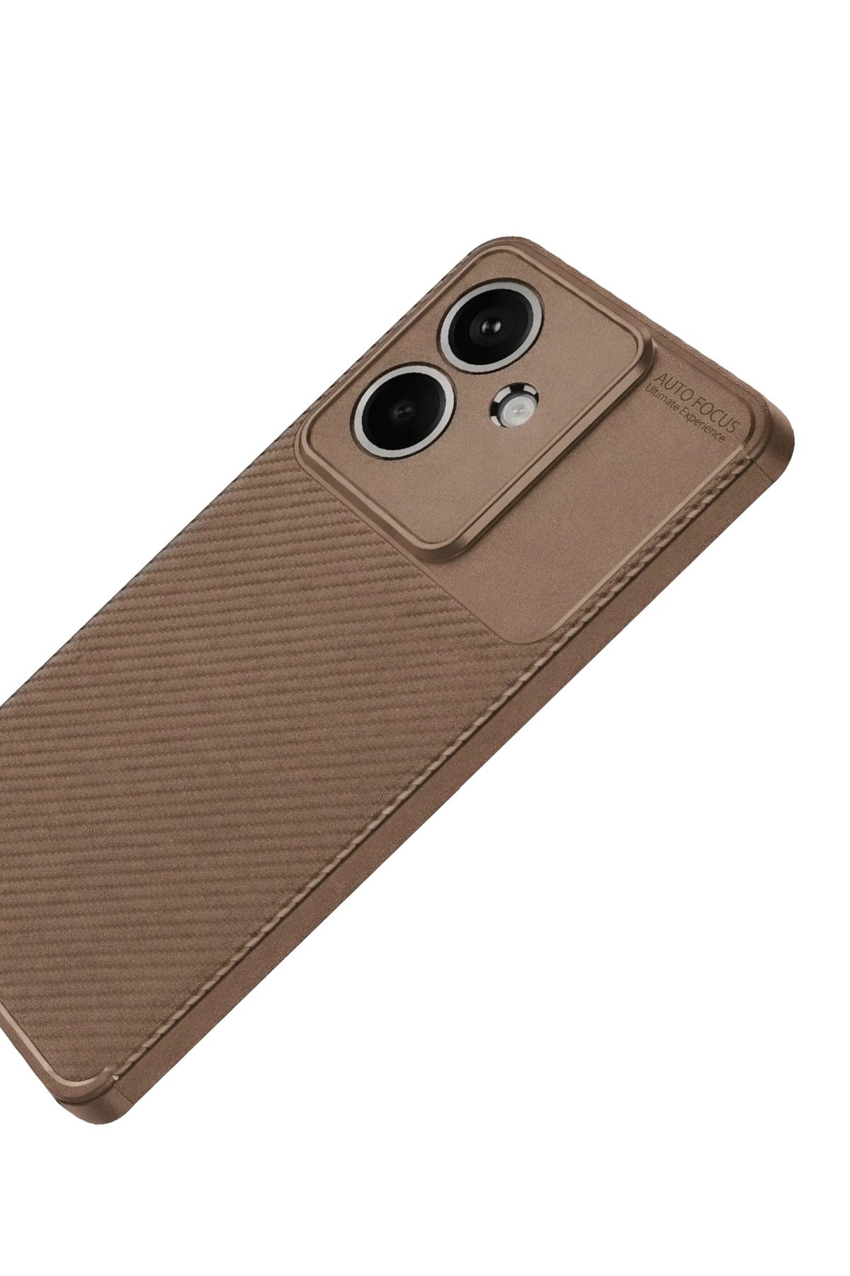Mey İthalat® A3 Kılıf Auto Focus Karbon Kapak - Kahverengi