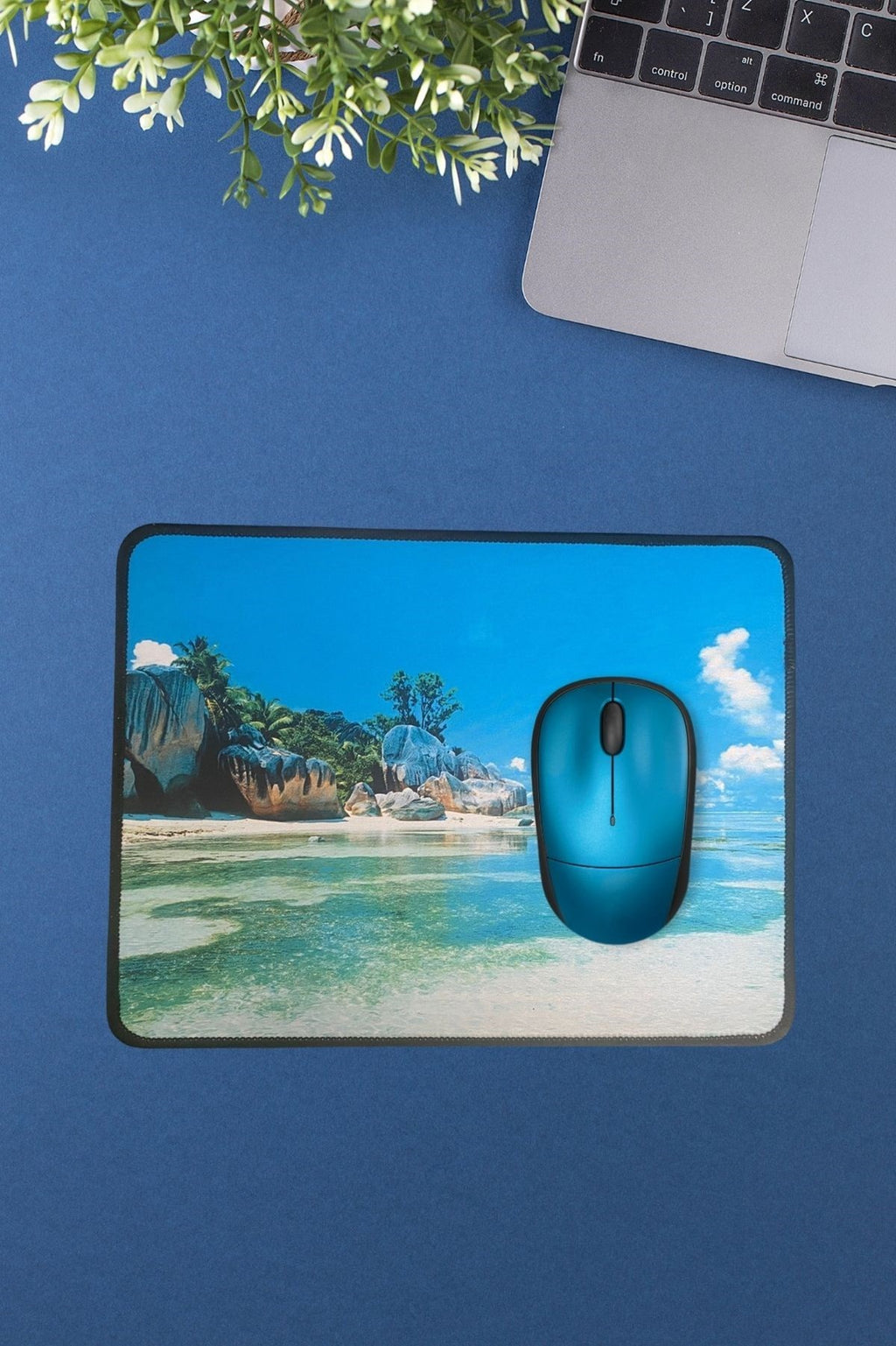25x32 cm Küçük Boy Mouse Pad Manzara Ada