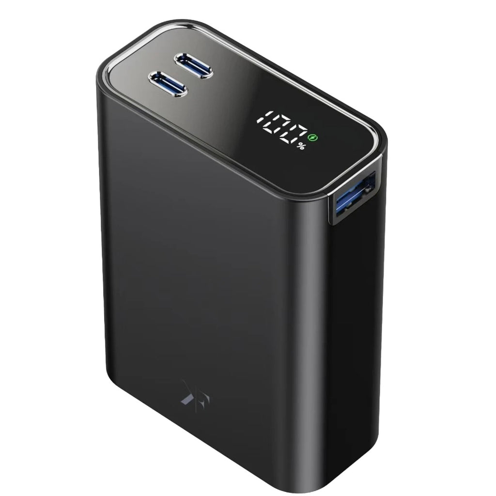 Mey İthalat® PW501 20.000 mAh Dijital Göstergeli 2 Adet 45W Type-C ve 22.5W USB Çıkışlı Şarj PD Hızlı Şarj Powerbank - Siyah
