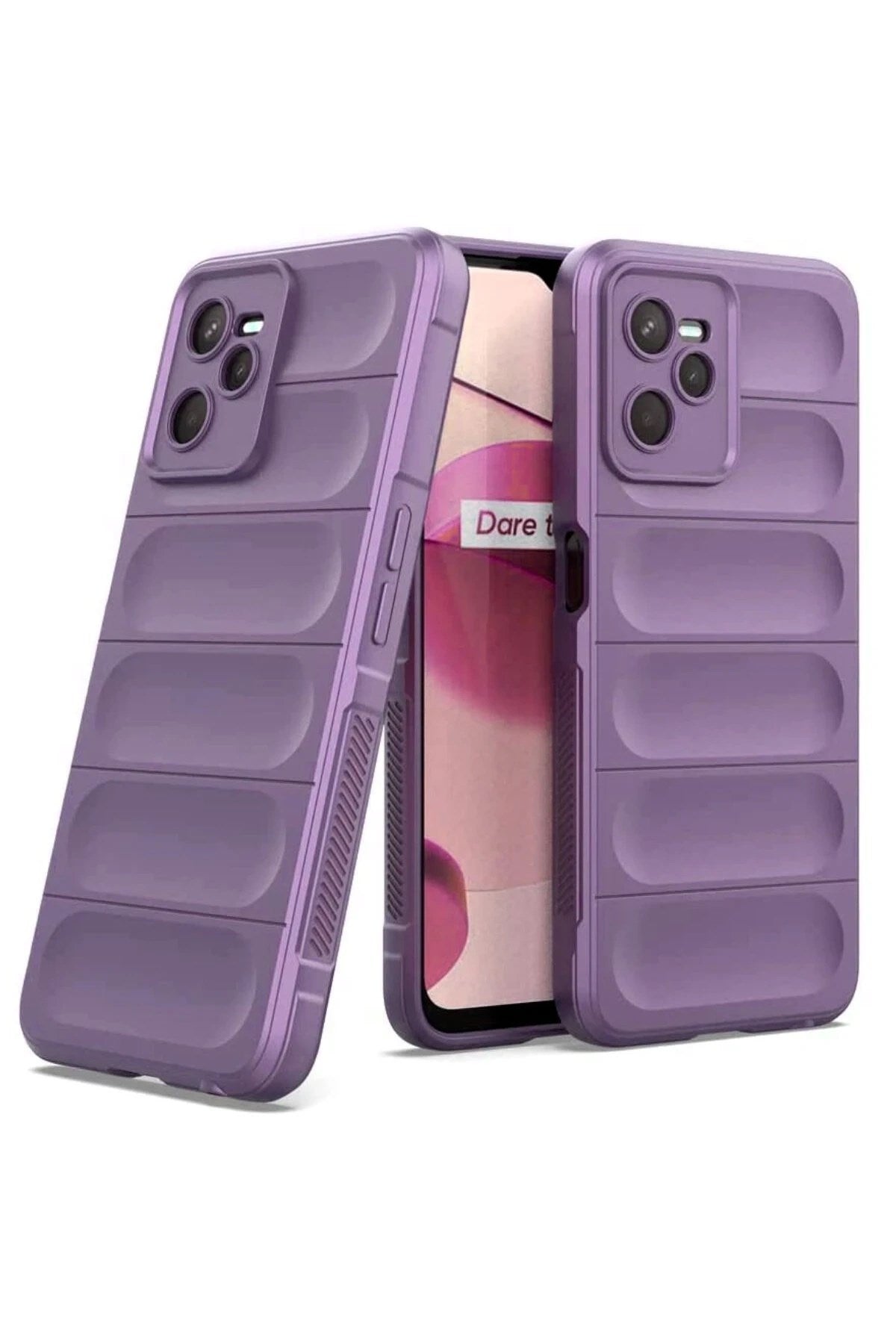 Mey İthalat® Realme C35 Kılıf Optimum Silikon - Mor
