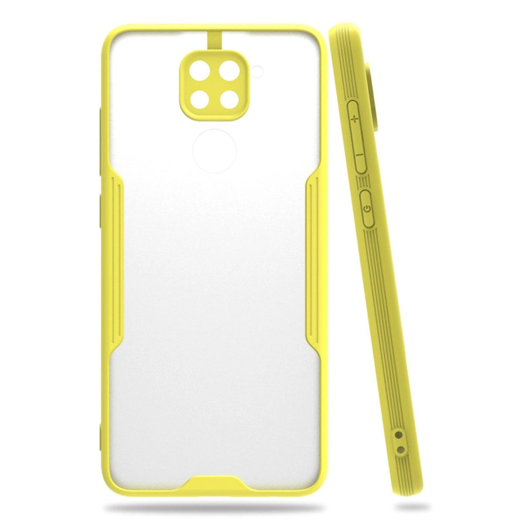 Mey İthalat® Redmi Note 9 Kılıf Platin Silikon - Sarı