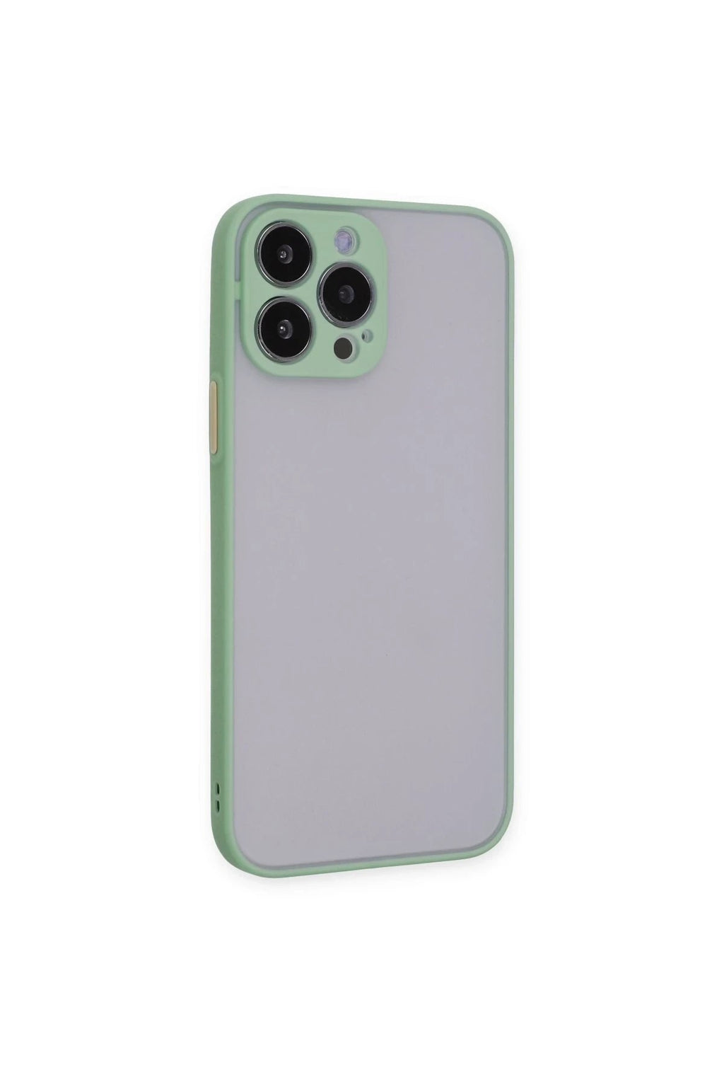 Mey İthalat® iPhone 15 Pro Max Kılıf Montreal Silikon Kapak - Açık Yeşil