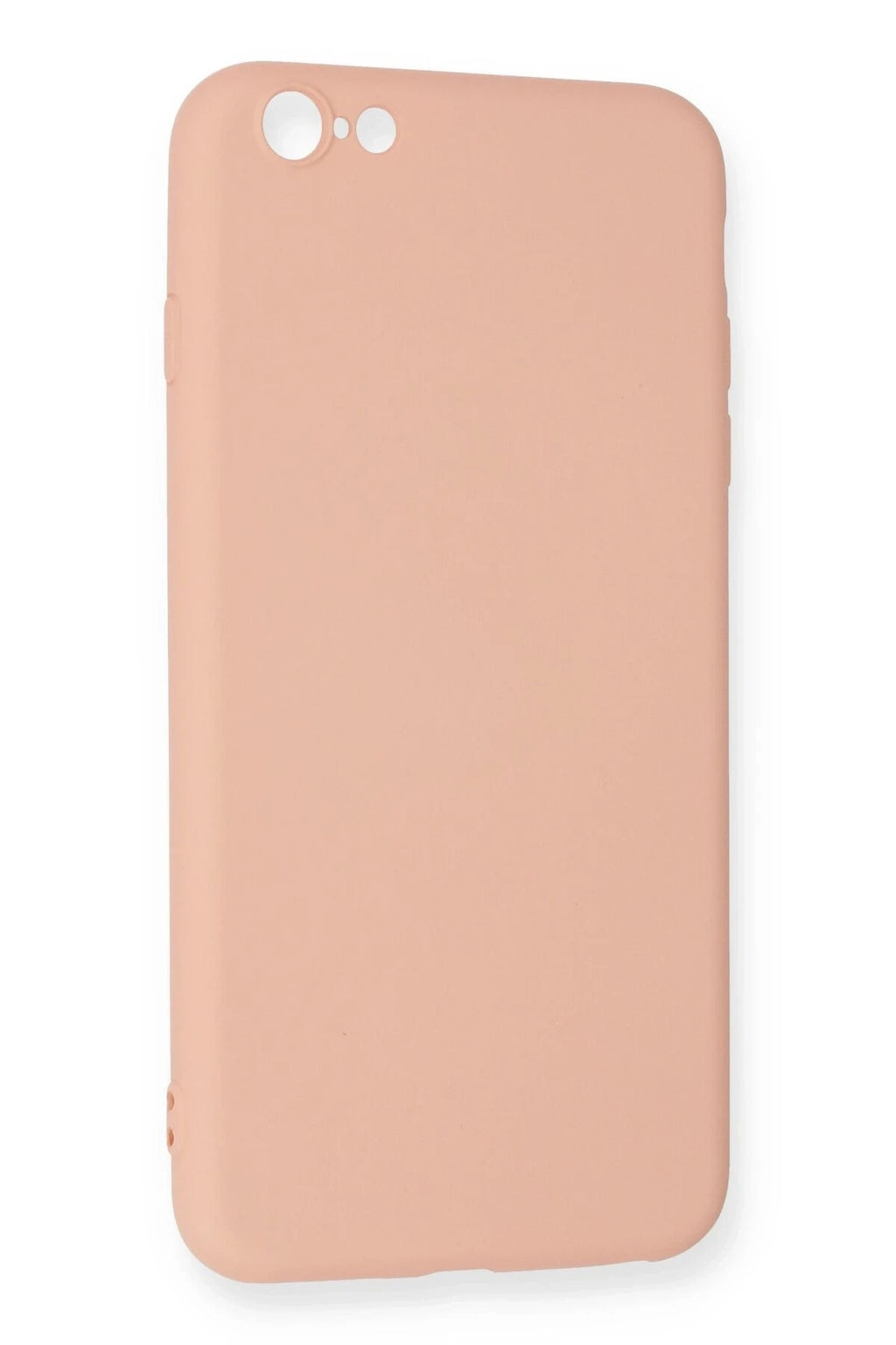 Mey İthalat® iPhone 6 Plus Kılıf Nano içi Kadife Silikon - Pudra