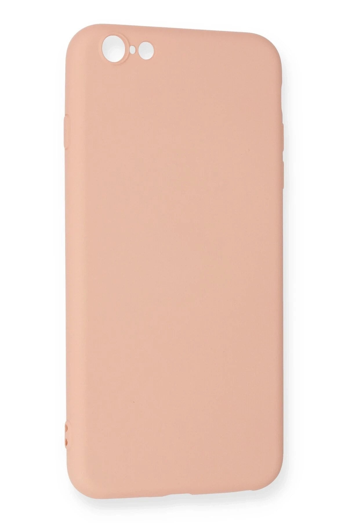 Mey İthalat® iPhone 6 Plus Kılıf Nano içi Kadife Silikon - Pudra