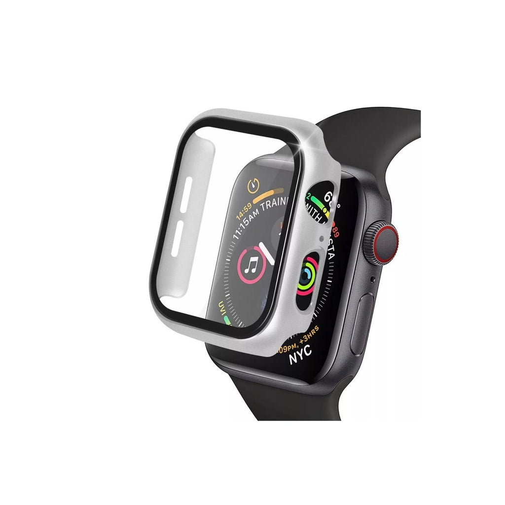Mey İthalat® Watch 41mm Camlı Kasa Ekran Koruyucu - Gümüş