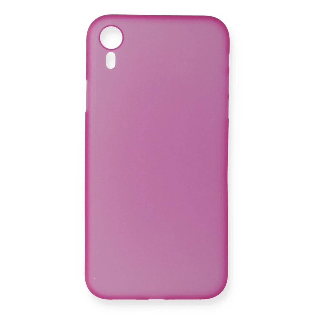 Mey İthalat® iPhone XR Kılıf PP Ultra İnce Kapak - Pembe