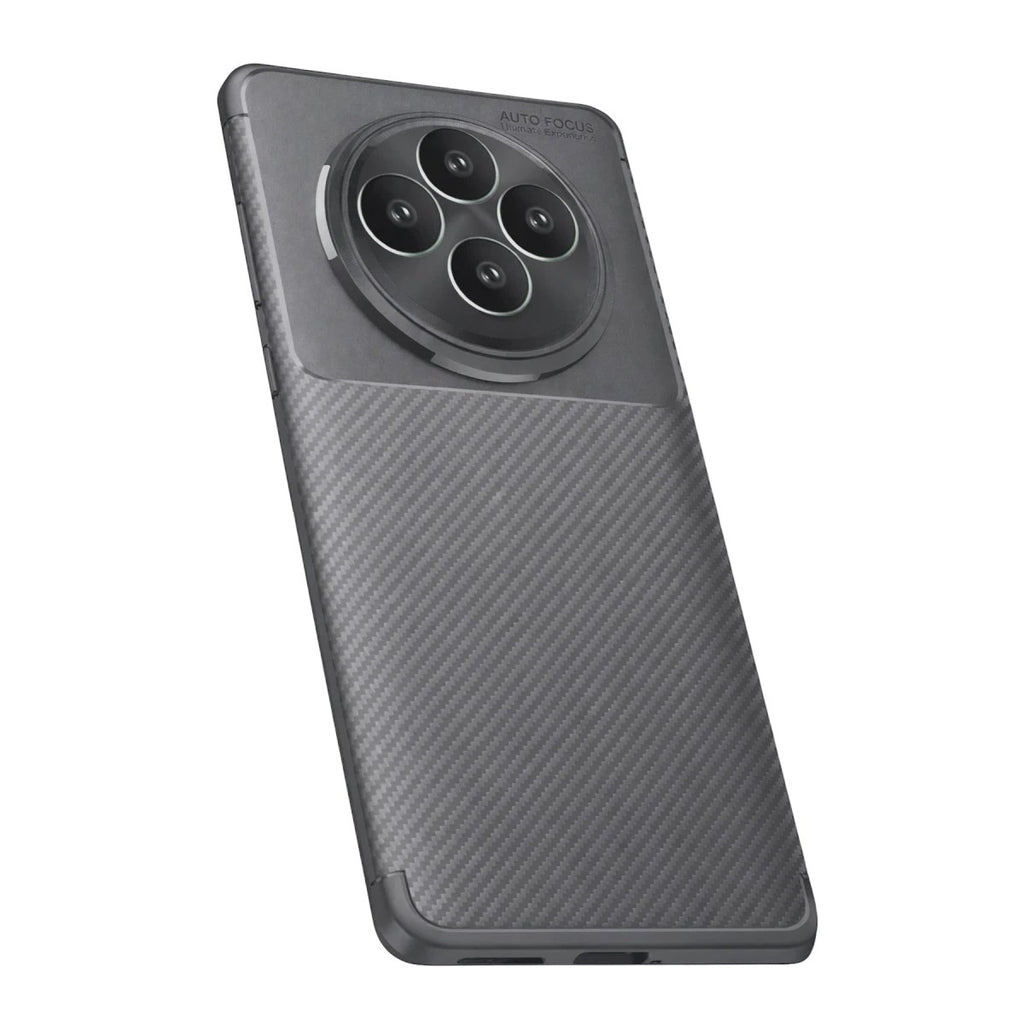 Mey İthalat® Reno 11 FS Kılıf Auto Focus Karbon Kapak - Gri