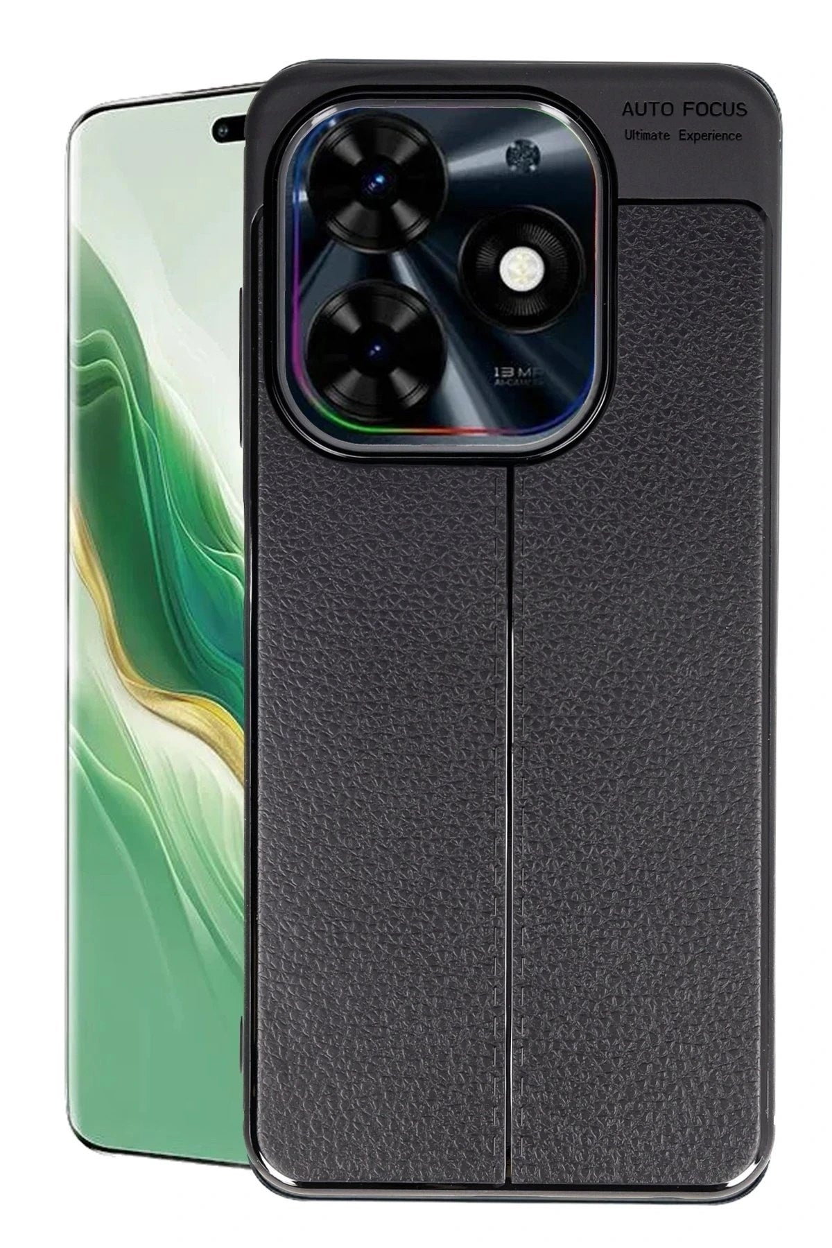 Mey İthalat® Tecno Spark Go 2024 Kılıf Auto Focus Kapak - Siyah