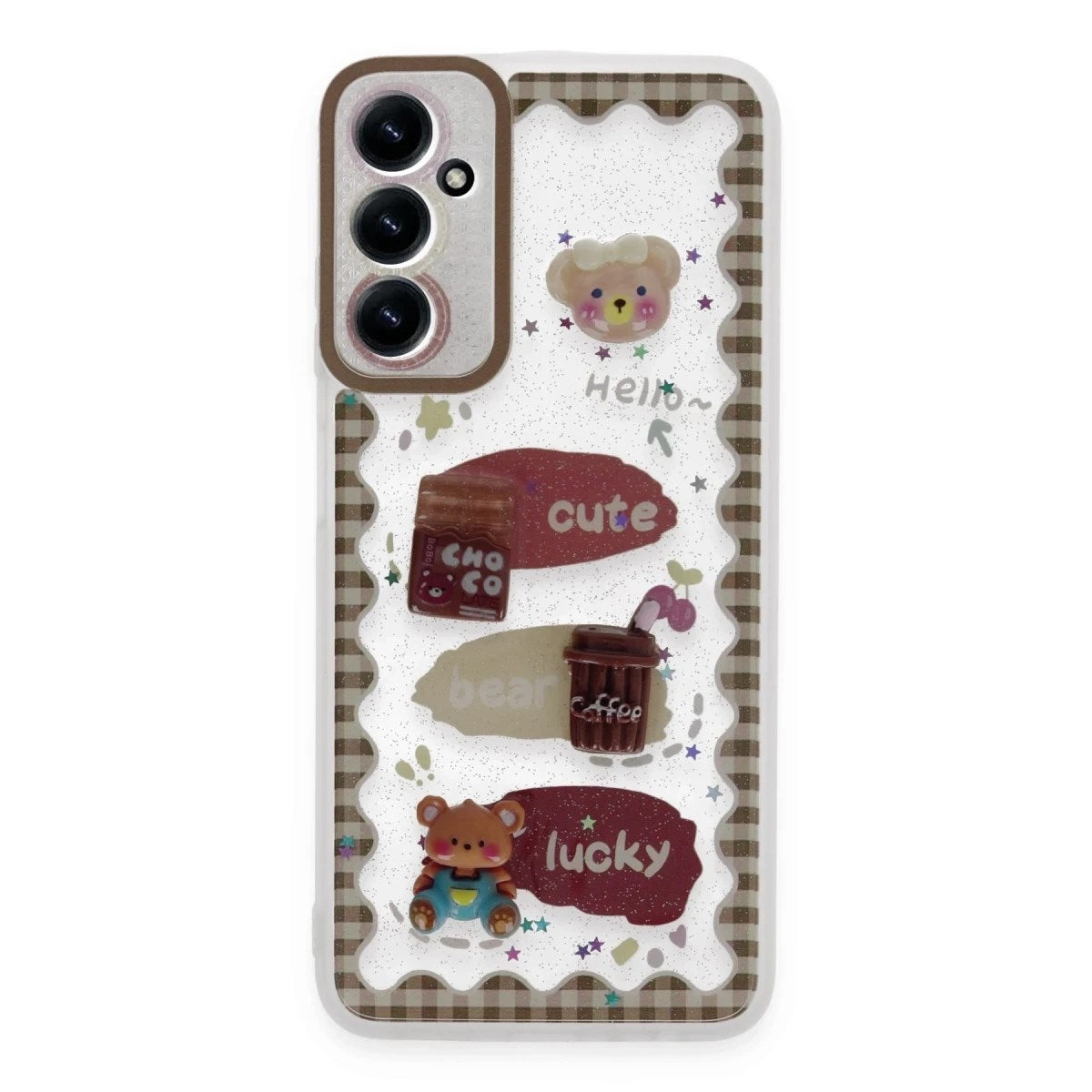 Mey İthalat® Samsung Galaxy A15 4G Kılıf Sweet Desenli Silikon Kapak - Şeffaf