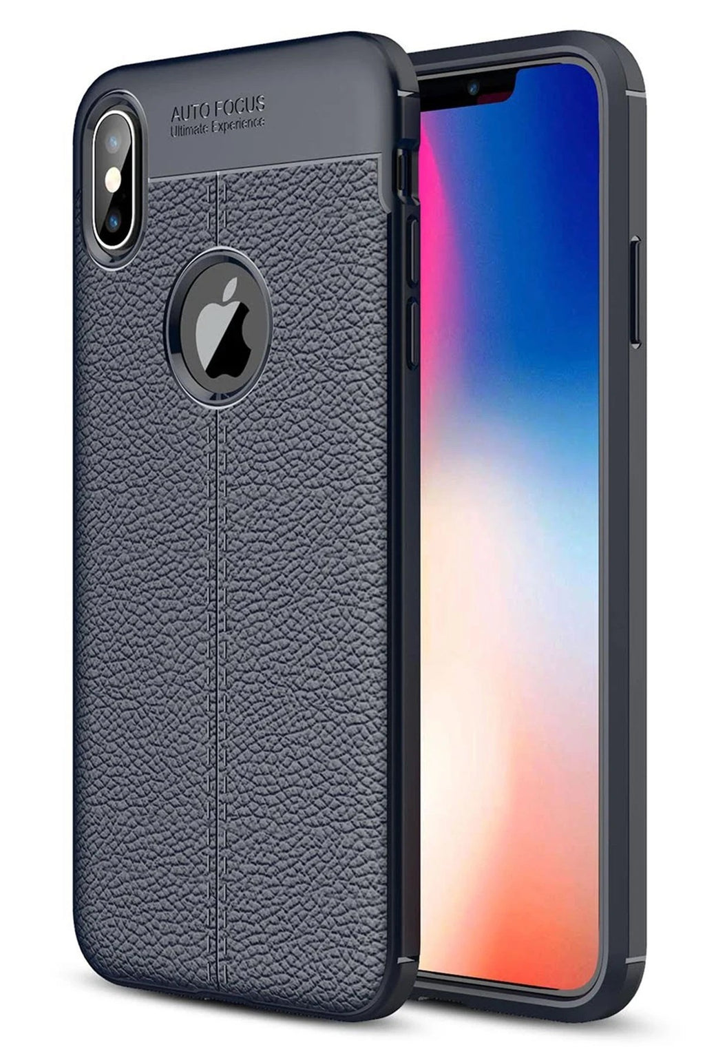 Mey İthalat® iPhone XS Max Kılıf Auto Focus Kapak - Lacivert