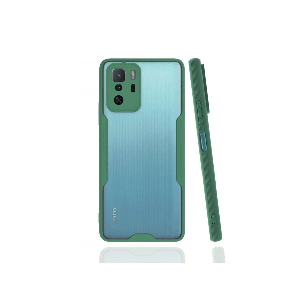 Mey İthalat® Poco X3 GT Kılıf Platin Silikon - Yeşil