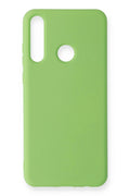 Mey İthalat® Huawei Y6P Kılıf Nano içi Kadife Silikon - Yeşil