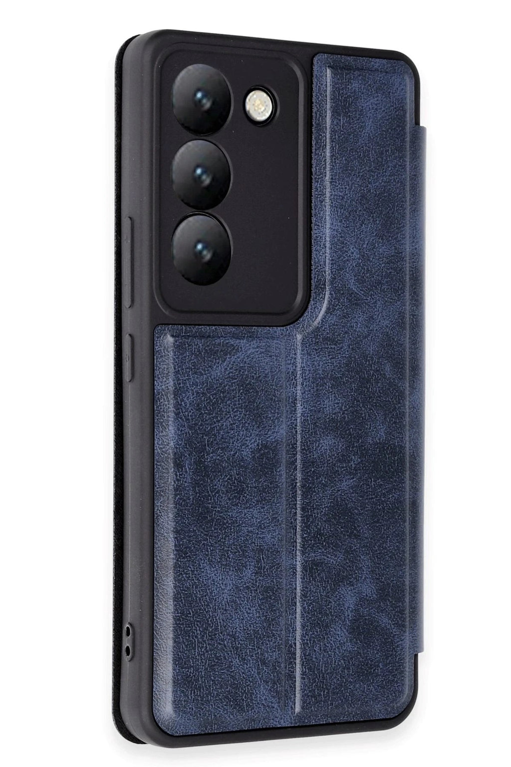 Mey İthalat® Vivo V30 Lite 4G Kılıf Flip Cover - Lacivert
