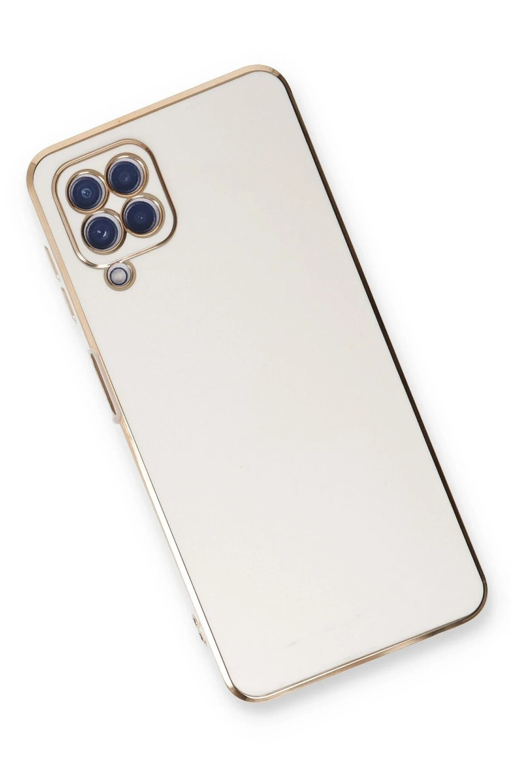Mey İthalat® Samsung Galaxy A22 Kılıf Volet Silikon - Beyaz