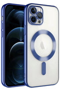 Mey İthalat® iPhone 14 Pro Max Kılıf Kross Magneticsafe Kapak - Lacivert