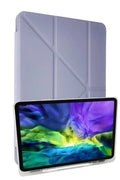 Mey İthalat® iPad 10.2 (8.nesil) Kılıf Kalemlikli Mars Tablet Kılıfı - Lila