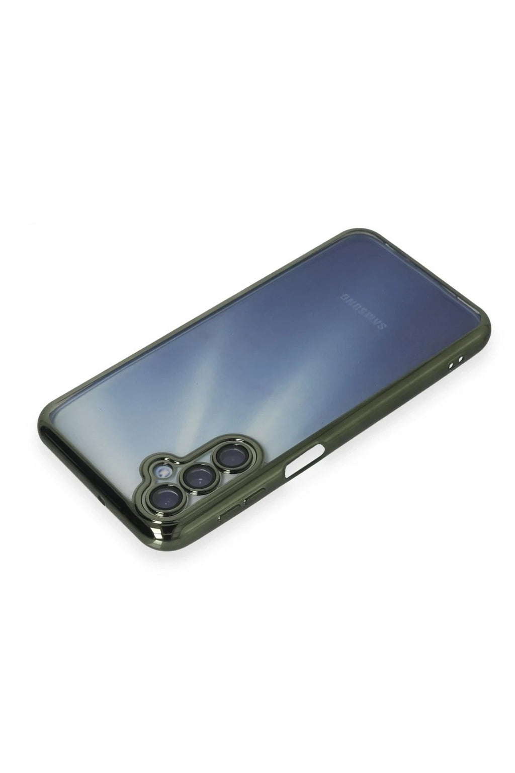 Mey İthalat® Samsung Galaxy A25 5G Kılıf Lensli Silikon - Yeşil