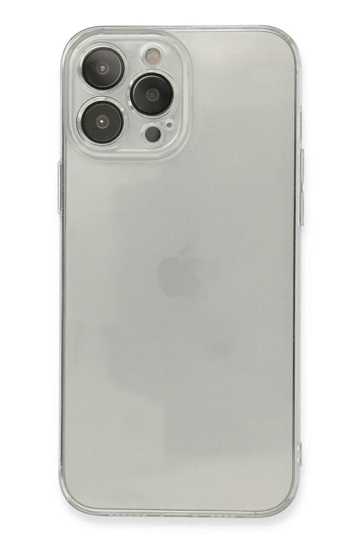 Mey İthalat® iPhone 13 Pro Max Kılıf Fly Lens Silikon - Şeffaf
