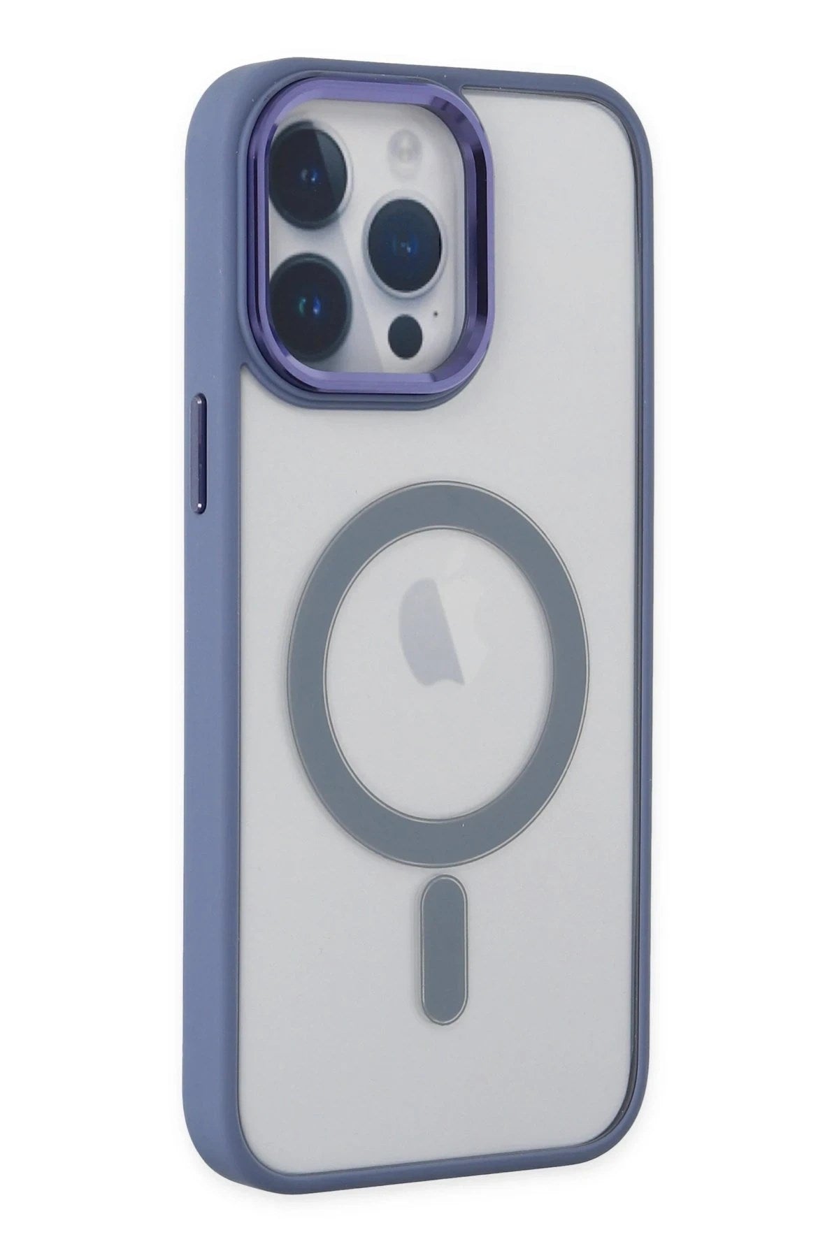 Mey İthalat® iPhone 14 Pro Kılıf Room Magneticsafe Silikon - Sierra Blue