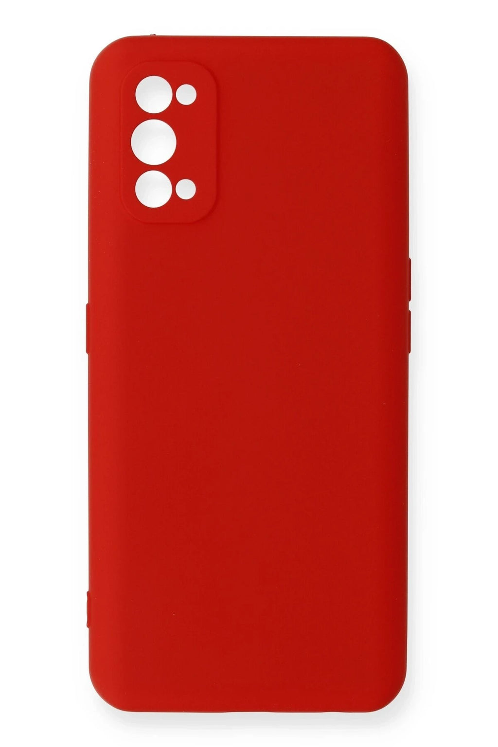 Mey İthalat® Realme 7 Pro Kılıf Nano içi Kadife Silikon - Kırmızı