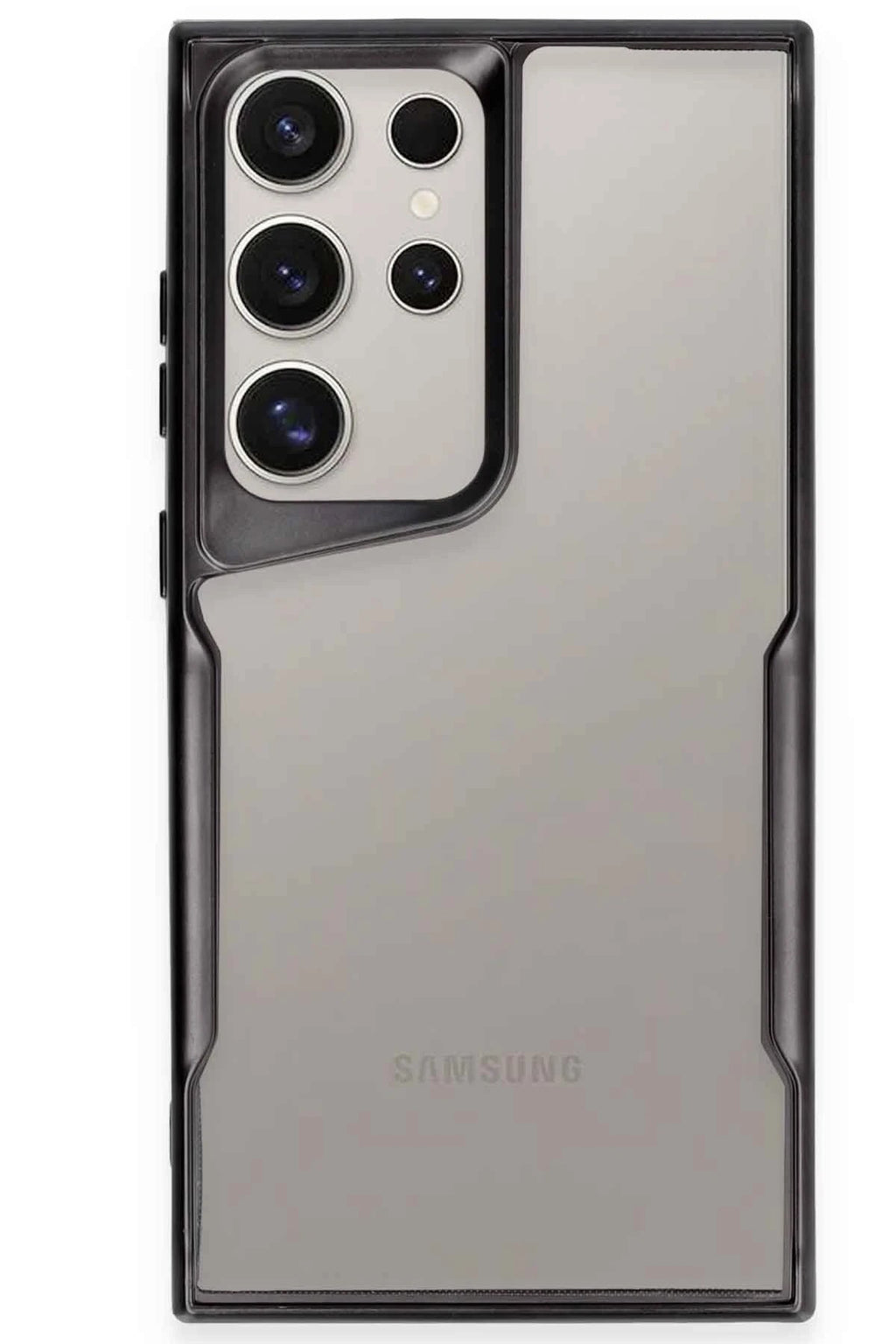 Mey İthalat® Samsung Galaxy S24 Ultra Kılıf Boyi Silikon Kapak - Siyah