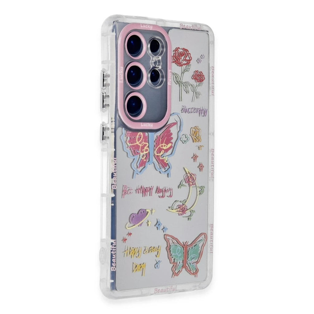 Mey İthalat® Samsung Galaxy S23 Ultra Kılıf Reflexion Desenli Kapak - Desen 8