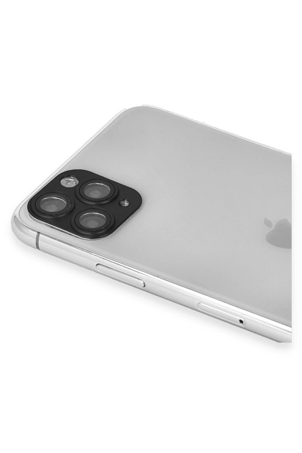 Mey İthalat® iPhone 11 Pro Max Pers Alüminyum Kamera Lens - Siyah
