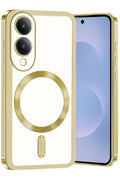 Mey İthalat® Samsung Galaxy S25 Edge Kross Magneticsafe Kapak - Gold
