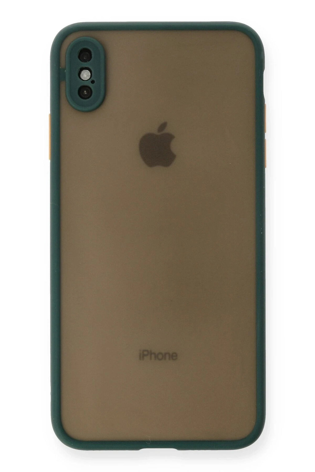Mey İthalat® iPhone XS Max Kılıf Montreal Silikon Kapak - Yeşil