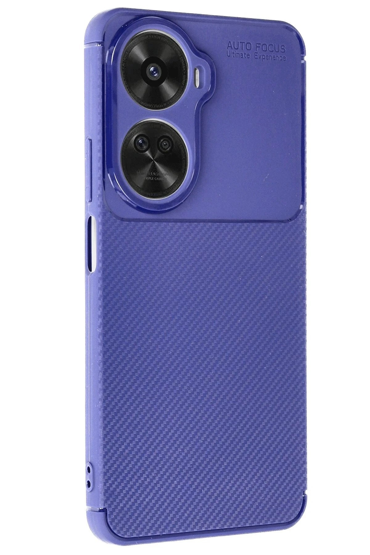 Mey İthalat® Huawei Nova 12 SE Kılıf Auto Focus Karbon Kapak - Lacivert