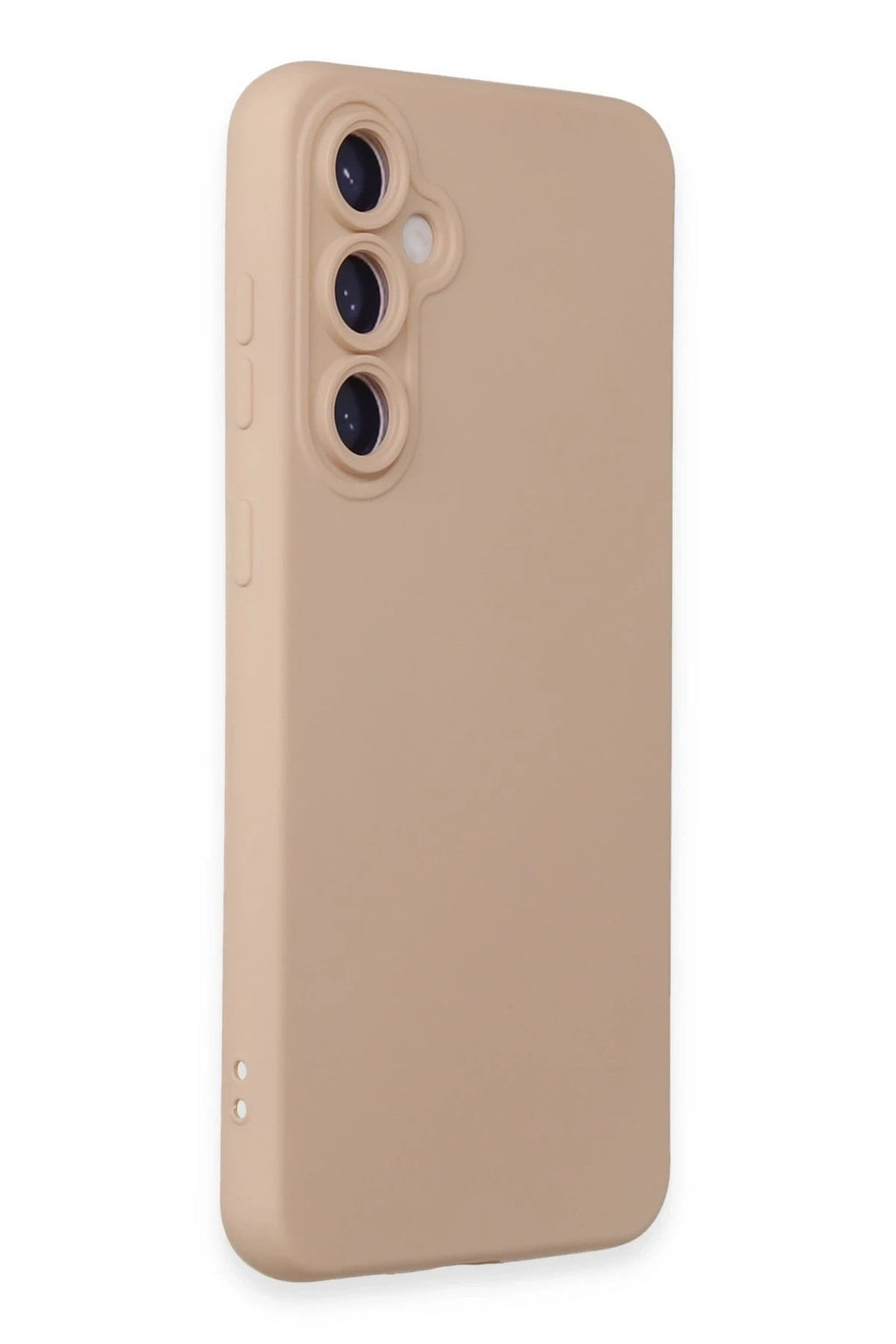 Mey İthalat® Samsung Galaxy S24 Kılıf Nano içi Kadife Silikon - Pudra