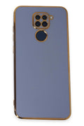 Mey İthalat® Redmi Note 9 Kılıf Volet Silikon - Mavi