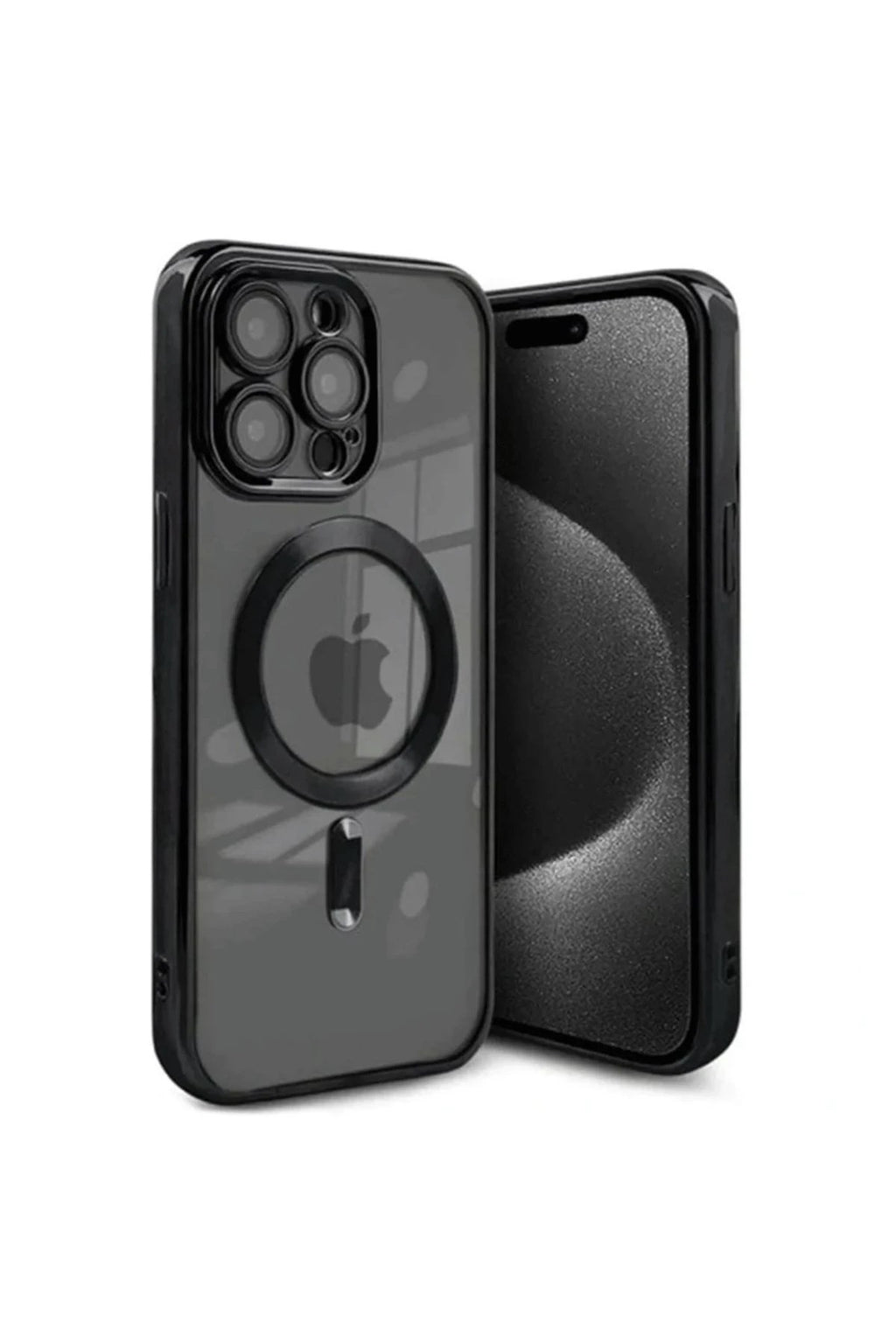 Mey İthalat® iPhone 15 Pro Max Kılıf Kross Magneticsafe Kapak - Siyah