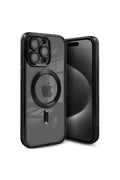 Mey İthalat® iPhone 15 Pro Max Kılıf Kross Magneticsafe Kapak - Siyah