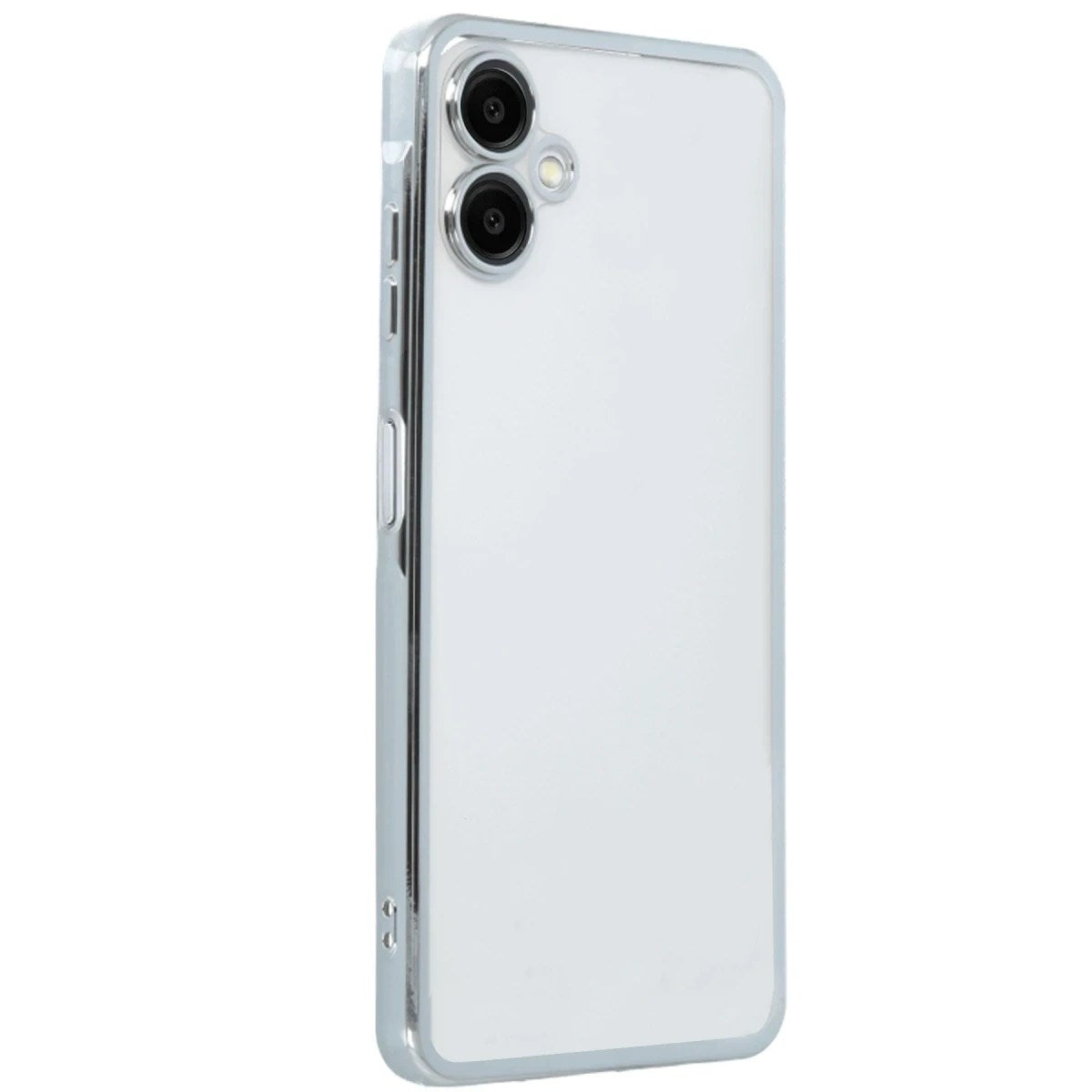 Mey İthalat® Samsung Galaxy A06 Kılıf Lensli Silikon - Gümüş