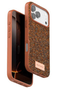 Mey İthalat® iPhone 17 Pro Max Bright Simli Kapak - Turuncu