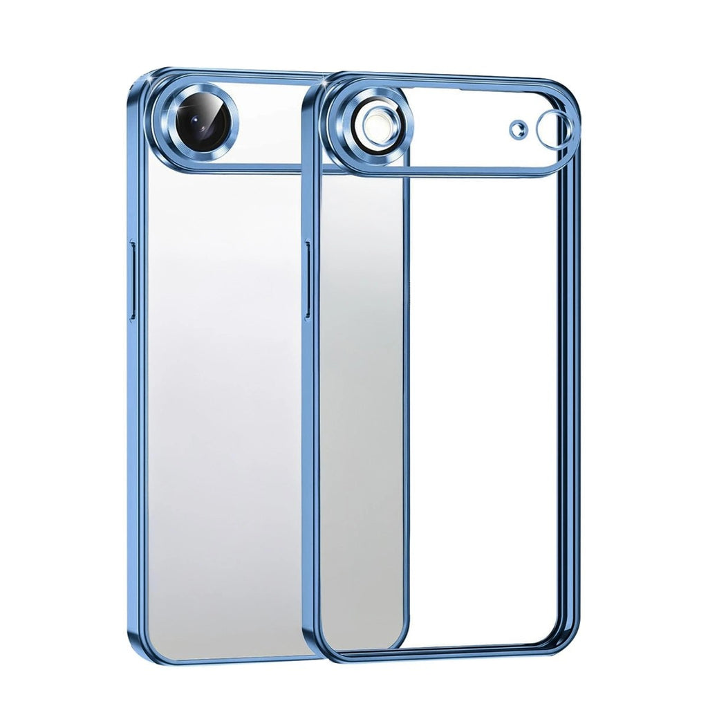 Mey İthalat® iPhone 17 Air Lensli Silikon - Açık Mavi
