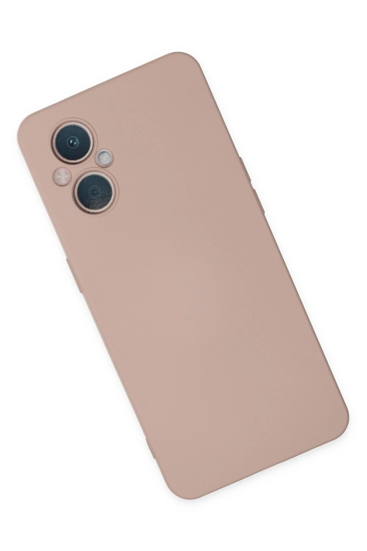 Mey İthalat® Reno 7 Lite Kılıf Nano içi Kadife Silikon - Pudra