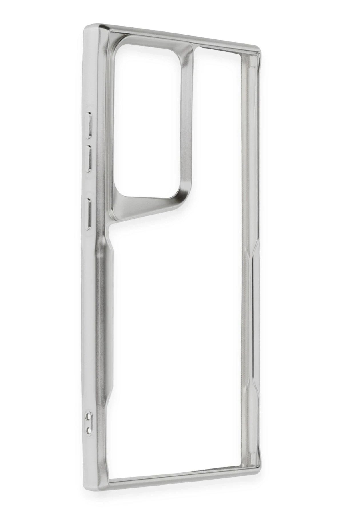 Mey İthalat® Samsung Galaxy S25 Ultra Kılıf Boyi Silikon Kapak - Gümüş