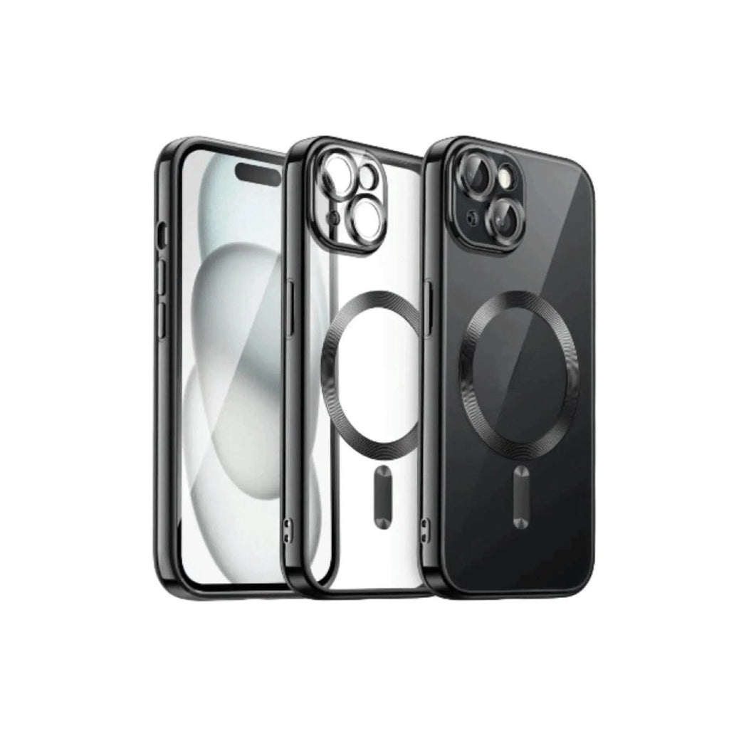 Mey İthalat® iPhone 15 Kılıf Kross Magneticsafe Kapak - Siyah