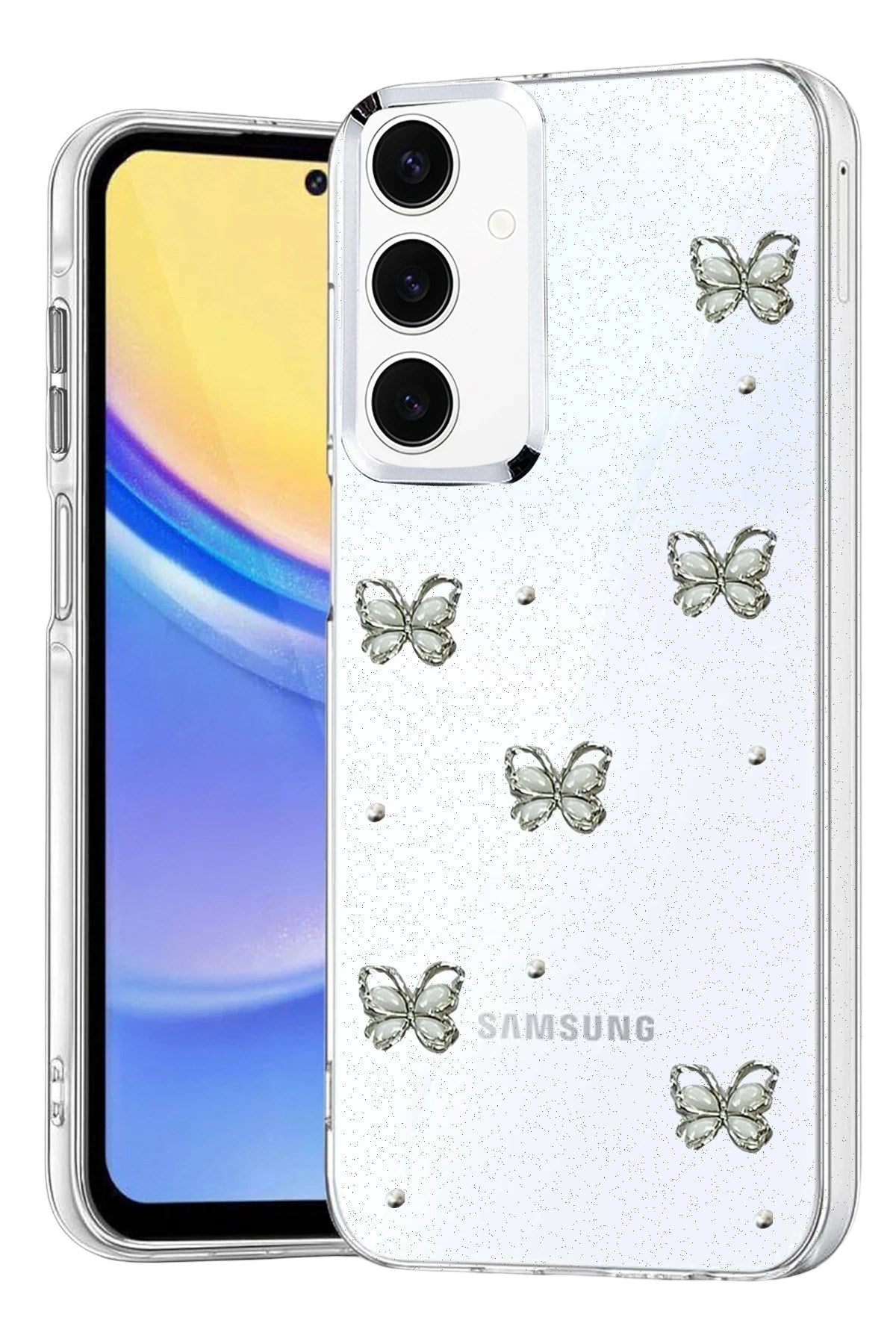 Mey İthalat® Samsung Galaxy A35 5G Fiyonk Desenli Kapak - Desen 9