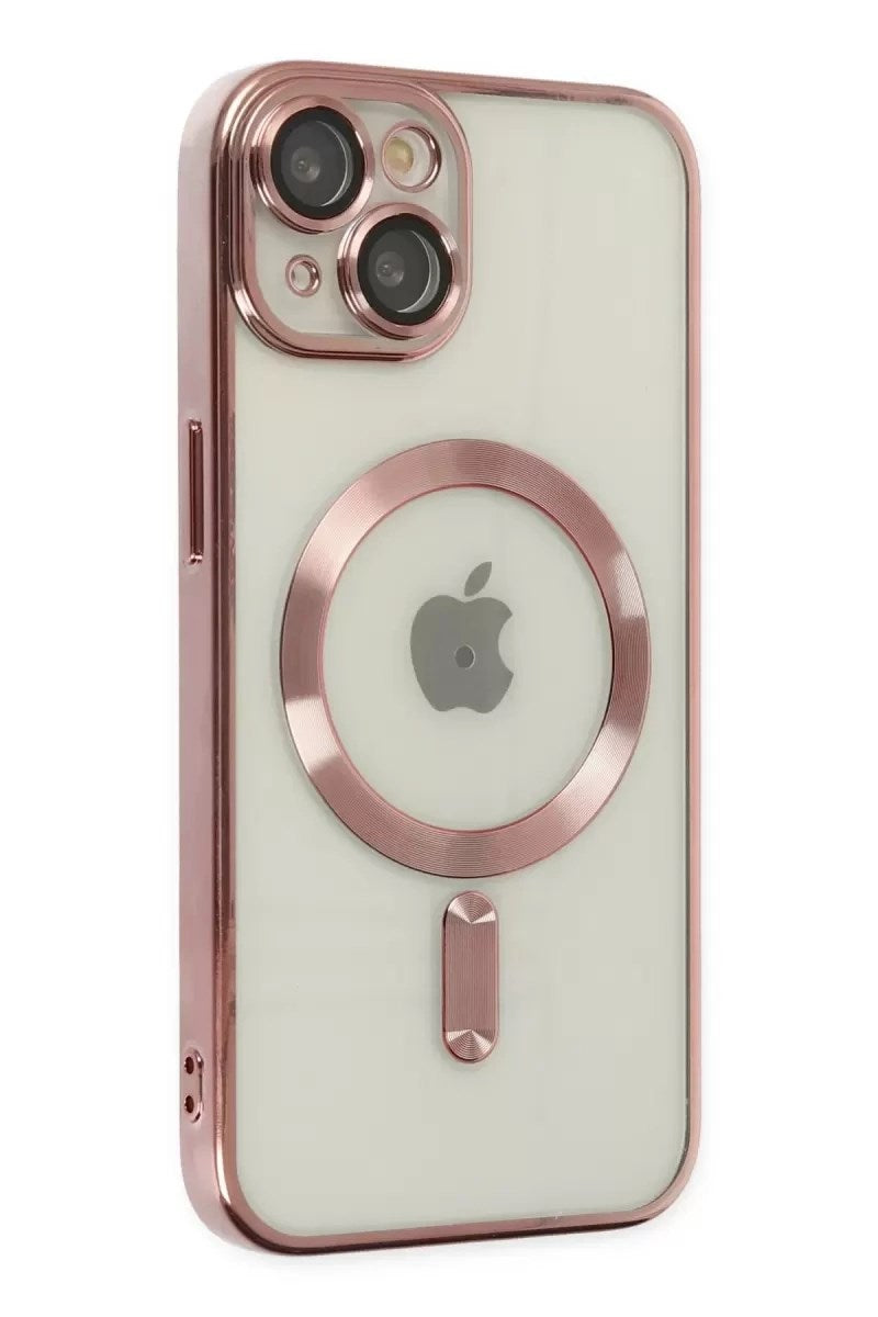 Mey İthalat® iPhone 14 Kılıf Kross Magneticsafe Kapak - Rose