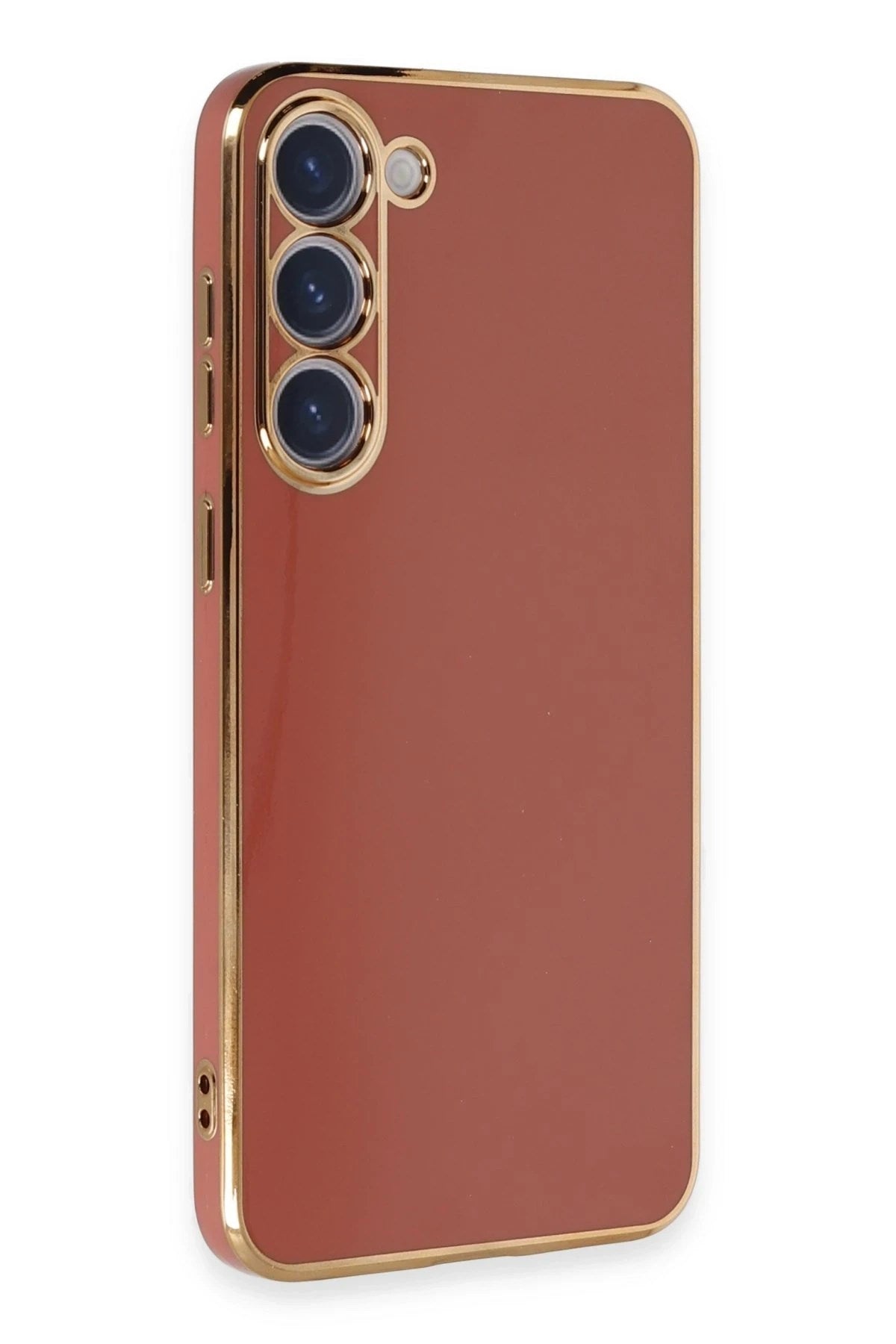 Mey İthalat® Samsung Galaxy S23 Kılıf Volet Silikon - Kırmızı